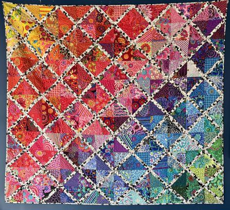 Algorithm Quilt Pattern, Scrap Quilting Ideas Leftover Fabric, Boho Quilt Patterns Free, Kaffe Fassett Quilts Pattern Free, Kaffe Fassett Quilts Ideas, Amy Butler Quilt, Lattice Quilt, 9 Patch Quilt, Bohemian Quilt