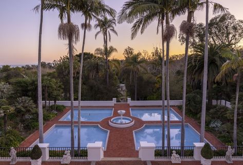 ‘Scarface’ House in California Lists for $39.995 Million - WSJ Scarface Mansion, Scarface House, Scarface Aesthetic, Bloxburg Mansion, 80s Luxury, House In California, Mediterranean Revival, 80s Interior, Housing Ideas