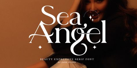 Sea Angel Font | Webfont & Desktop | MyFonts Angelic Font, Angel Typography, Angel Font, Popular Free Fonts, Sea Angel, Digital Notes, Elegant Serif Fonts, Luxury Font, Fashion Promotion