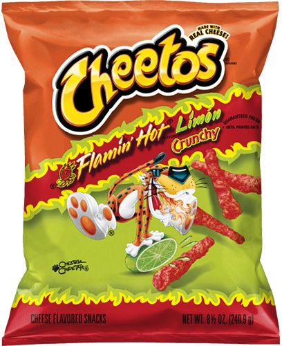 CHEETOS® Crunchy FLAMIN' HOT® Limón Cheese Flavored Snacks | Cheetos Hot Cheetos And Takis Snacks, Chetos Flaming Hot Aesthetic, Hot Cheetos Aesthetic, Hot Funyuns, Chip Salad, Flamin Hot Cheetos, Candy Salad, Cheetos Crunchy, Fresh Dates