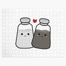 Salt And Pepper Jigsaw Puzzles for Sale | Redbubble Salt And Pepper Tattoo Ideas, Salt And Pepper Tattoo, Pepper Painting, Pepper Tattoo, Grandpa Tattoo, Puzzle Design, Jigsaw Puzzles, Salt And Pepper, Tattoo Ideas