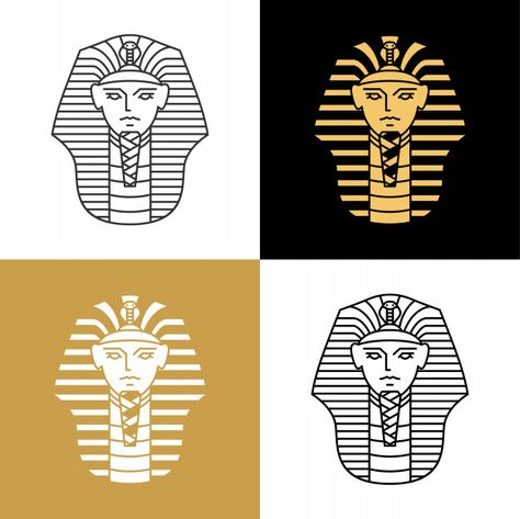 Pharaoh log Premium Vector | Premium Vector #Freepik #vector #background #logo #gold #travel Pharaoh Logo, Pharaonic Design, Marble Iphone Wallpaper, City Branding, Egypt Tattoo, Football Logos, Coffee Logo, Couture Sewing Techniques, Marble Iphone