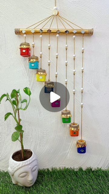 Poonam singh on Instagram: "Let's reuse waste paint bottles 🫙🫰🤩 . . . #reusebottle #diy #diyreels #diydecor #upcycle #trendingreels #artreels #artreelsofinstagram #emptybottles #upcycling" Waste Bottle Craft, Trending Flowers, Best Out Of Waste Ideas, Reuse Bottles, Paint Bottles, Wall Hanging Ideas, Hanging Ideas, Best Out Of Waste, Empty Bottles