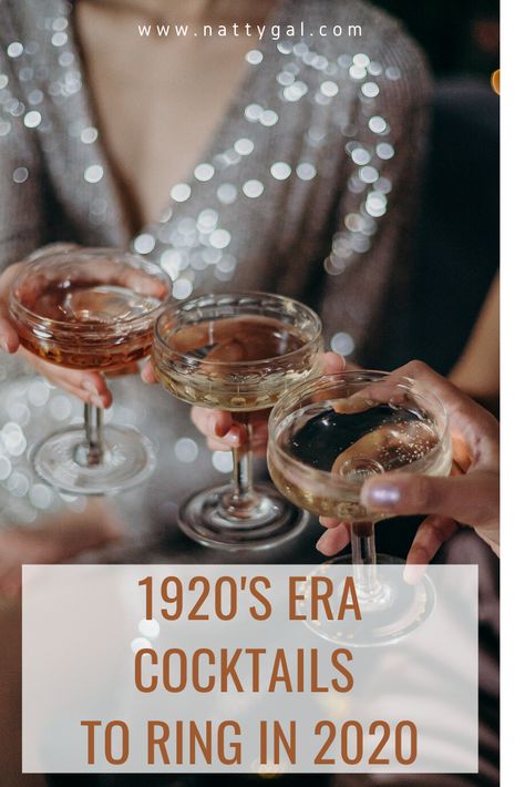 Greeting this new year Gatsby-style?  Add these 20's-era tipples to your cocktail line-up as you usher in the next decade at your favorite whoopee spot! '20's-era tipples | Gatsby party | 1920's cocktails | Jazz Age | Prohibition | New Year's Party Ideas Gatsby Party Cocktails, Great Gatsby Party Cocktails, 1920 Cocktails Drink Recipes, New Year Cocktail Party, 20s Cocktail Party, Great Gatsby Cocktail Party, Gatsby Drinks Cocktails, Great Gatsby Drinks Cocktails, Great Gatsby Cocktails