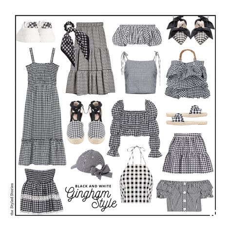 Black and white gingham printed skirts, shoes, tops and dresses are a stylish way to add some Spring to the color black🖤🤍 @liketoknowit #liketkit #LTKSpringSale #LTKshoecrush #LTKstyletip #gingham #blackandwhite #ginghamoutfit #ginghamskirt #ginghamtop #ginghamshoes #ginghambag #ootd #outfitideas #springoutfit @katespadeny @dereklam @ragandboneny @hm Gingham Skirt Outfit, Black And White Gingham Skirt, Gingham Shoes, Gingham Outfit, Style For Spring, Gingham Fashion, Gingham Top, Winter Skirt Outfit, Gingham Skirt