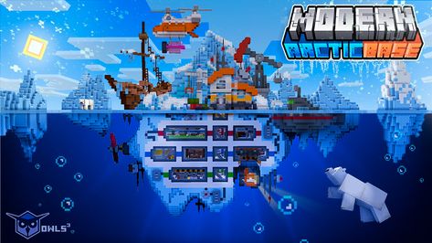 Modern Arctic Base in Minecraft Marketplace | Minecraft Pocket Edition, Minecraft 1, Game Store, Xbox One, New World, Minecraft