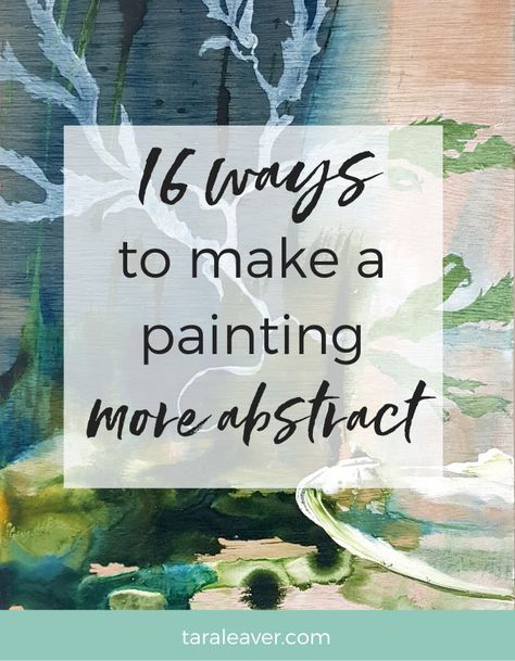 So many of us come from a background that told us ‘good art = realistic art”, and it can be hard to break away from that into something more abstract and expressive. And it doesn’t take much exploring to discover that making effective abstract art is a lot harder than it might first appear!  In this post we look at 16 practical ways you can make your art more abstract that you can start using right away. Contemporary Landscape Painting Acrylics, Simple Abstract Acrylic Paintings, Making Abstract Art Canvases, Abstract Marsh Painting, How To Create Abstract Art, Expressive Abstract Art, Joan Eardly, Landscape Artwork Abstract, Abstract Painting Techniques Tutorials