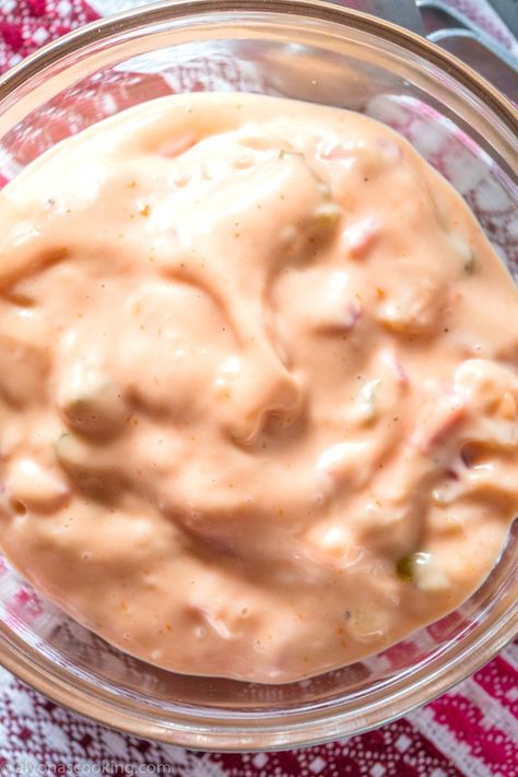 Thousand Island Dressing Recipe 1000 Island Dressing Recipe, Thousand Island Dressing Recipe, Homemade Thousand Island Dressing, Vinaigrette Dressing Recipe, Thousand Island, Thousand Island Dressing, Salad Dressing Recipes Homemade, Homemade Condiments, Homemade Salads