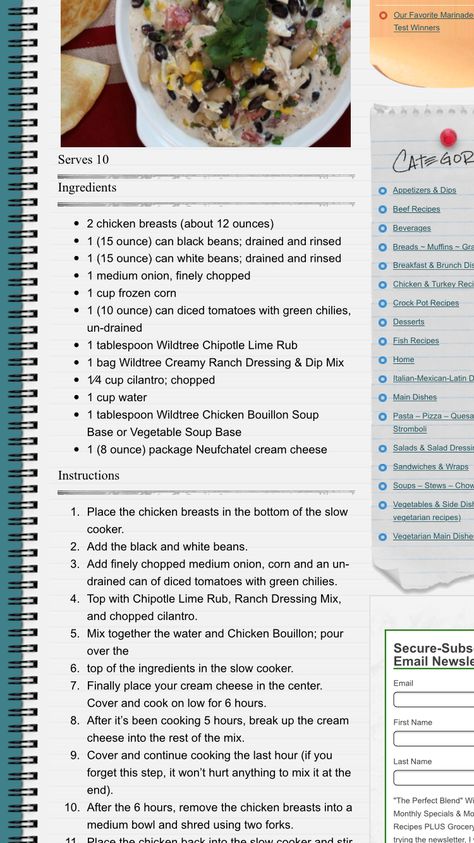 Chicken Ranch Chili - Wildtree Ranch Chicken Chili, Ranch Chili, Wildtree Freezer Meals, 21 Day Fix Chili, Wildtree Recipes, Chicken Ranch, Ranch Chicken, Dinner Options, Chicken Chili