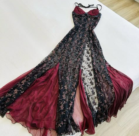 Y2k Dresses Formal, Mesh Corset Dress, Burgundy Corset, My Boards, Mesh Corset, Y2k Dresses, Prom Dress Inspiration, Pretty Prom Dresses, Fairytale Dress