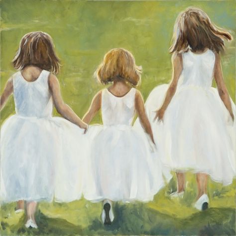 Love the three girls - so fresh and beautiful! Party Artwork, Living In Portland Oregon, Sisters Art, Love My Sister, Sisters Forever, Three Daughters, Sister Friends, Best Sister, Three Sisters