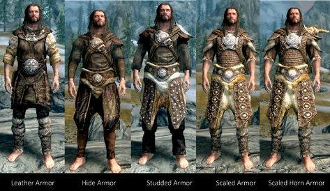 Scaled Armor, Skyrim Light Armor, Armor Pieces, Light Armor, Skyrim Special Edition Mods, Skyrim Mods, Games Images, Popular Games, Studded Leather