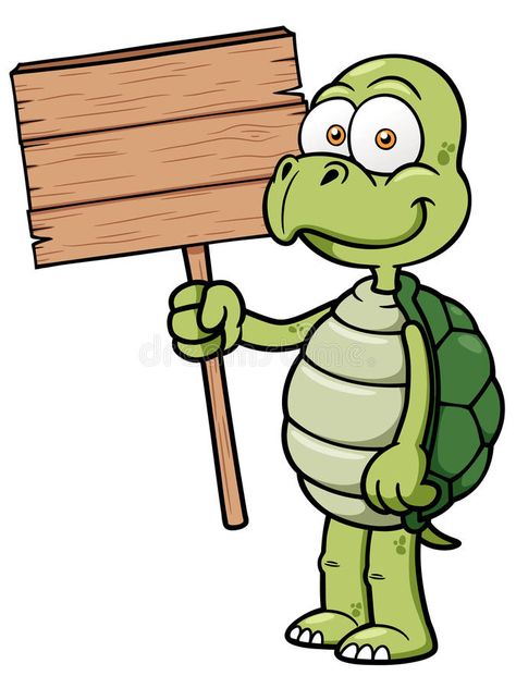 Turtle Vector, Cartoon Turtle, Sign Illustration, Animated Animals, Animal Illustration, Wood Sign, Cartoon Drawings, Tortoise, Wood Signs