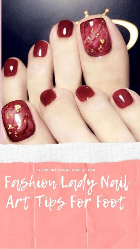 Pin on Nail Art Black And Red Toenail Designs, Fall Toes Toenails, Fall Toe Nail Designs Pedicures, Cute Toe Nail Ideas, Fall Toe Nail Colors Pedicures, Winter Toes Nails Colors, Red Pedicure Ideas, Fall Pedicure Ideas Toes Toenails, Autumn Pedicure Toe Nails