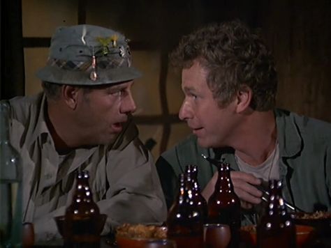 M*A*S*H: Season 3, Episode 24 Abyssinia, Henry (18 Mar. 1975 ) mash, 4077,, McLean Stevenson , Lt. Colonel Henry Blake , mash 4077, Trapper John McIntyre, Wayne Rogers,   ..rh Mclean Stevenson, Alan Alda Mash, Wayne Rogers, Gomer Pyle, Mash 4077, Hogans Heroes, Alan Alda, 1970s Tv Shows, Hell Yeah