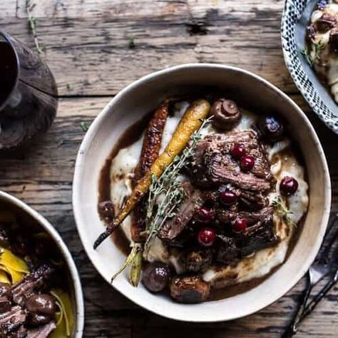 Cranberry Pot Roast. - Half Baked Harvest Half Baked Harvest Pot Roast, Roast Dutch Oven, Spring Eats, Tieghan Gerard, Cozy Dinners, Noodles Lover, Can Of Soup, Buttered Noodles, Summer Veggies