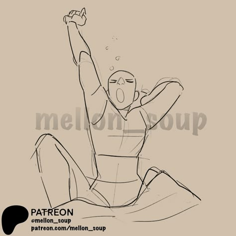 Bodies Reference Drawing, Criss Cross Apple Sauce Pose Reference, Power Drawing Reference, Getting Up Pose Reference, Dodging Pose, Power Poses Drawing Reference, Character Design Ideas Inspiration, Forearm Sketch, Powerful Poses Reference