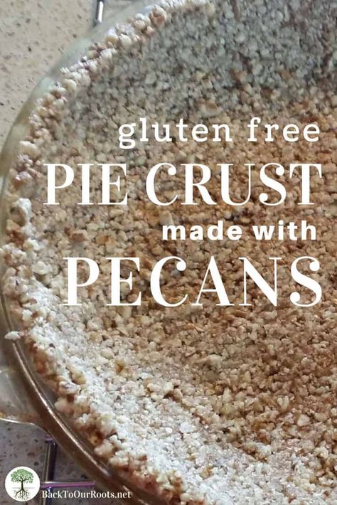 Pecan Cheesecake Crust, Keto Pecan Crust, Nut Crust For Pie, Pecan Pie Crust Recipe, Cinnamon Pie Crust, Pecan Crust Recipe, Keto Pie, Gluten Free Pecan, Pecan Pie Crust