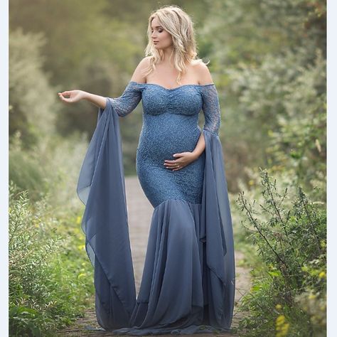 Maternity Photography Dress, Maternity Props, Off Shoulder Maternity Dress, Maternity Dress For Photoshoot, Dress For Photoshoot, Pregnant Dress, Maternity Photography Props, Maternity Photo Props, Lace Maternity Dress