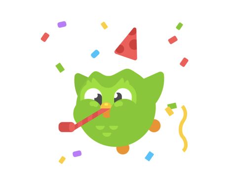 Duolingo Party, Party Icon, Snoopy Birthday, Reuse Recycle, Character Study, Cat Party, Graphic Design Inspiration, Birthday Party Themes, Party Themes