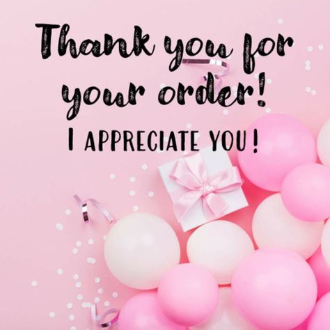 Pink Giveaway Image, Mary Kay Thank You, Your Order Has Shipped, Thank You For Your Order Images, Seint Beauty Thank You For Your Order, Mary Kay Thank You For Your Order, Thank You For Your Order Mary Kay, Order Going In, Thank You For Your Order