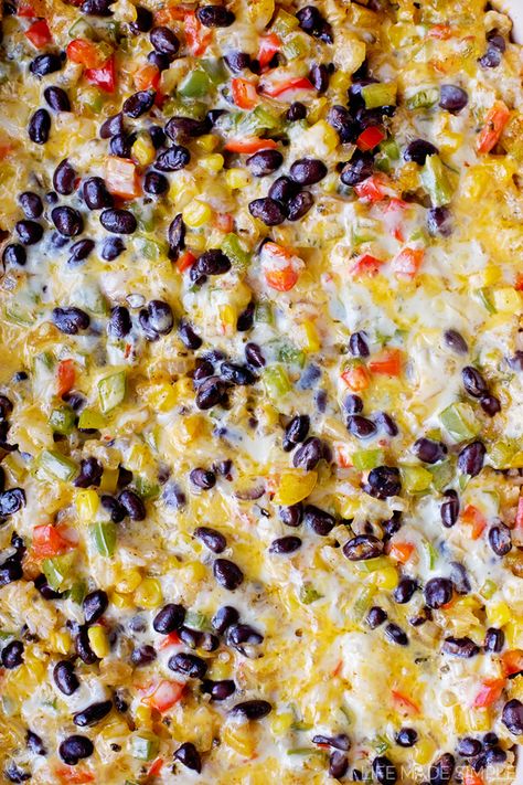 Burrito Bowl Bake, Potato Stamps, Lime Corn, Burrito Casserole, Life Made Simple, Burrito Bowls Recipe, Betty Draper, Crystal Chips, Vegetable Side