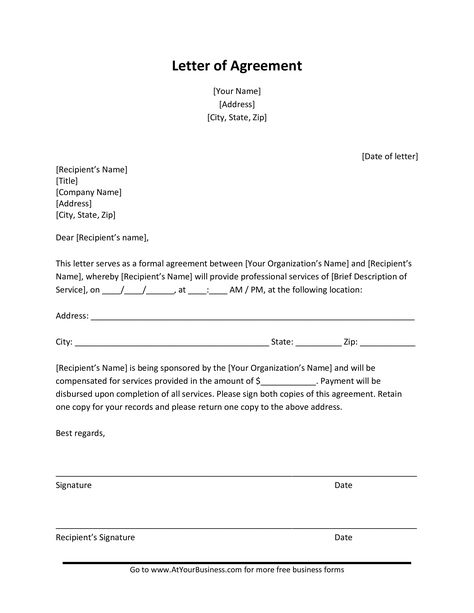 Agreement Contract Letter - How to draft an agreement Contract Letter? Download this Agreement Contract Letter template now! Contract Format, Bank Template, Organizer Printables, Work Agreement, Payment Agreement, Payroll Template, Cleaning Contracts, Business Contract, Purchase Agreement