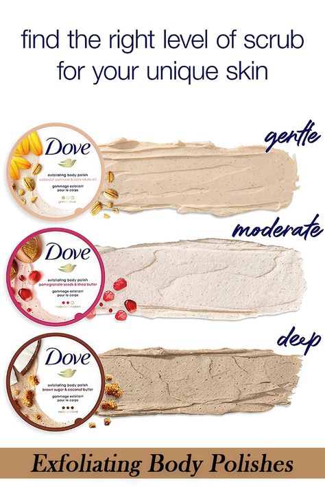 Dove Exfoliating Body Polish, Exfoliating Body Polish, Skin Diving, Product Branding, Prevent Ingrown Hairs, Computer Shortcuts, Ingrown Hairs, Exfoliating Body Scrub, Smell Goods