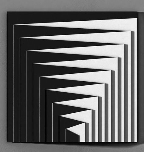 Symmetrical Art, Optical Illusion Quilts, Opt Art, Art Optical, Striped Art, Optical Art, Optical Illusions Art, Principles Of Design, Illusion Art