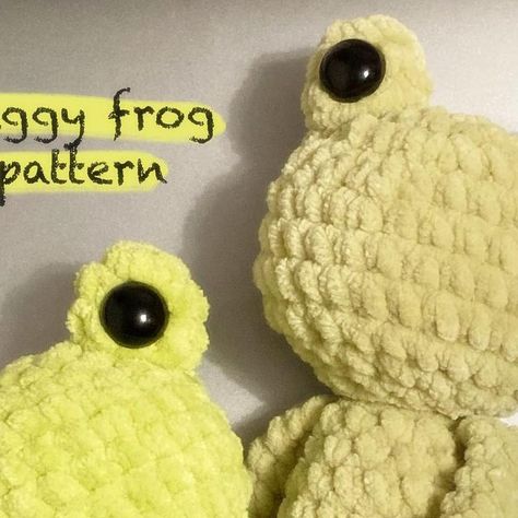 Crochet things on Instagram: "Hello everyone! My first pattern released☺️ Thanks for all your comments from my reel with froggy ❤️

If you have any questions about pattern or something else write in comments <3 

For this frogs I used a yarn 120 m/100 g, 4,5 mm hook, 16 mm safety eyes

Pls tag me if you post your froggy by my pattern! I want to see how cute it can be😌🐸

Also let me know if you need tutorial videos ❤️

#crochet #amigurumi #crocheting #crochetaddict #amigurumicrochetlover #amigurumicrochettoys #crochetersofinstagram #crocheteveryday #crochettoy #crochetinstagram #crochetting #freepatternamigurumi #freepatterncrochet #crochetfreepattern #crochetpatternsfree #crochetpattern #crochetpatternfree" Crochet Things, Safety Eyes, Summer Crochet, Something Else, Frogs, Crochet Toys, Hello Everyone, Crochet Amigurumi, Free Crochet Pattern