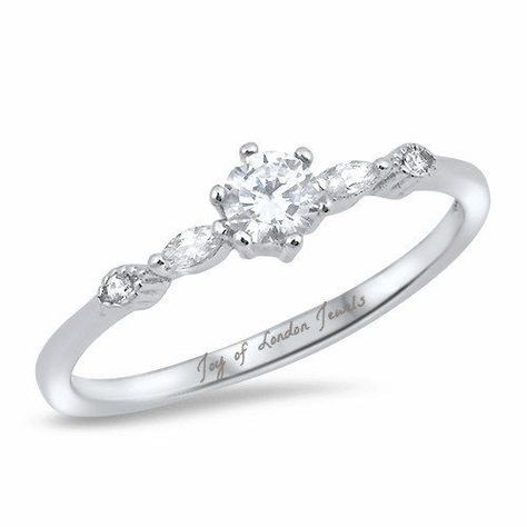 Wedding Rings Marquise, Silver Diamond Rings, Engagement Rings Silver, Best Wedding Rings, Stunning Engagement Rings, Pretty Engagement Rings, Cool Wedding Rings, Wedding Rings Round, Engagement Rings Affordable