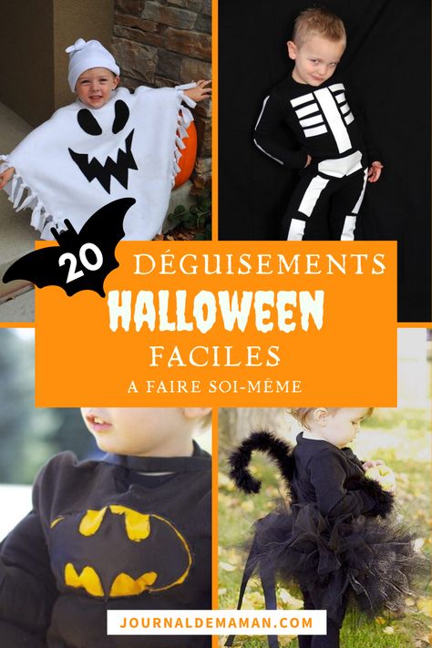 Costumes enfants faciles à fabriquer pour Halloween Costume Halloween Diy Kids, Costume Halloween Diy, Halloween Diy Kids, Diy Halloween Costumes For Kids, Halloween 2, Halloween 2024, Costumes Halloween, Diy Halloween Costumes, Diy Costumes