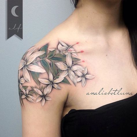 Flores de Jazmín, gracias Nínive por tu total confianza. Jasmine flowers… Jasmine Flower Tattoo, Pikake Flower, Jasmine Tattoo, Flower Vine Tattoos, Leg Henna, Flower Tattoo Meanings, Flower Tattoo Drawings, Tattoo Henna, Jasmine Flowers