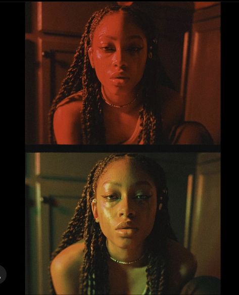 Cinematic Film Aesthetic, Self Portrait Edits, Creative Cinematic Shots, Insta Portrait Ideas, Black Cinematic Photography, Black Opulence Aesthetic, Edgy Self Portraits, Cinematic Photography Black Women, Cool Self Portrait Ideas Photography