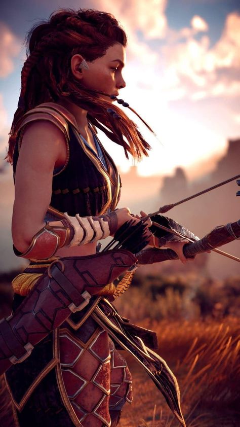 Horizon Zero Dawn Wallpaper, Gaming Pics, Dawn Wallpaper, Aloy Horizon, Horizon Zero Dawn Aloy, Art Time, Forbidden West, Horizon Zero Dawn, Bow And Arrow