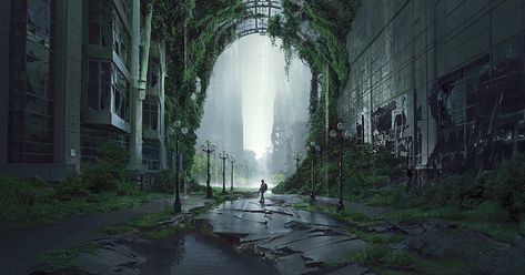 Apocalypse World, Ruined City, Art Print Collection, Pop Culture Art, Fantasy Places, Limited Edition Art Print, Last Of Us, Environment Design, Environment Concept Art