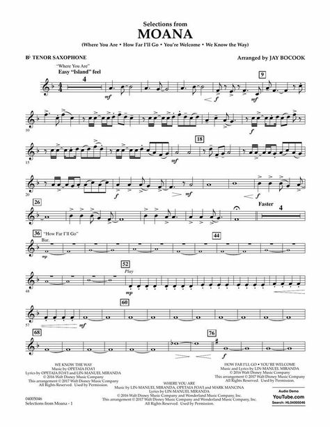 Flute Sheet Music Disney, Saxophone Notes, Alto Sax Sheet Music, Tenor Saxophone Sheet Music, Disney Sheet Music, Alto Saxophone Sheet Music, Trumpet Sheet Music, Clarinet Music, Clarinet Sheet Music