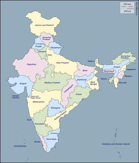 Image from http://www.go4quiz.com/wp-content/uploads/2014/10/inde49.gif. Countries And Capitals, History Of Modern India, Union Territory Of India, School Wall Art Ideas, States Capitals, Union Territories, Namaste India, Daman And Diu, States And Capitals