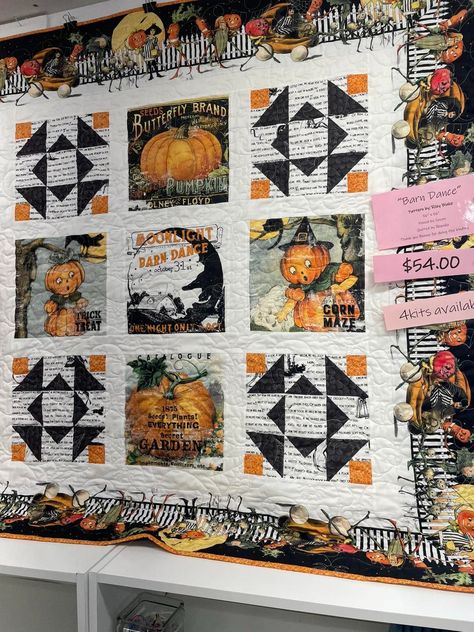 (20+) Facebook Qov Panel Quilts, Halloween Panel Quilts, Panel Quilts Ideas Layout Patterns Free Halloween, Timeless Treasures Panel Quilts, Owl Panel Quilt Pattern, Panel Quilt Patterns, Barn Dance, Panel Quilts, Riley Blake