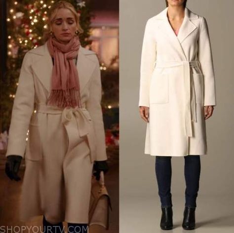 Ginny and Georgia: Season 2 Episode 6 Georgia's White Wrap Coat Georgia Miller Season 2, Georgia Miller Outfits Season 2, Georgia Miller Style, Georgia Outfits Ginny And Georgia, Georgia Miller Outfits, Ginny And Georgia Outfits, Georgia Outfits, Georgia Clothes, Georgia Miller