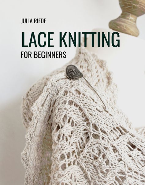 Lace Knitting Stitches, Lace Knitting Patterns, Knit Lace, How To Purl Knit, Knit Stitch Patterns, Knitting Charts, Lace Making, Knitting Tutorial, Knitting Techniques