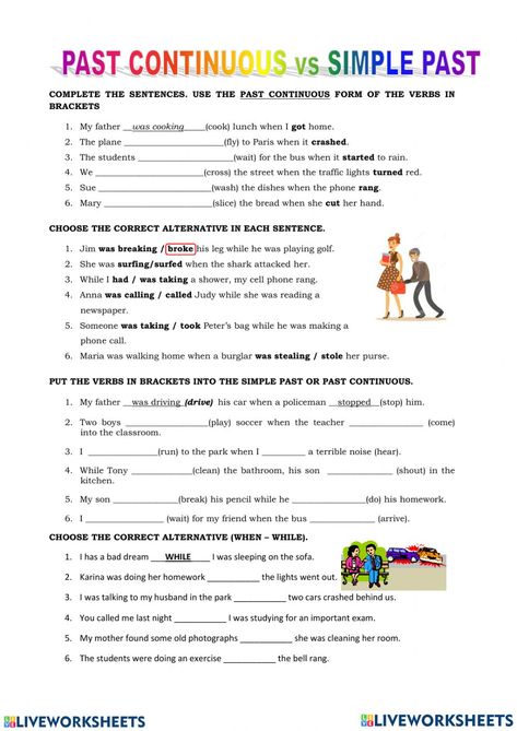 Past Continuous Tense Worksheet Grade 4, Simple And Continuous Tenses Worksheet, Past Simple And Continuous Worksheets, Past Simple And Past Continuous Exercise, Past Simple Past Continuous Worksheets, Past Continuous Tense Worksheet, Past Continuous Worksheets, Past Simple And Past Continuous, Past Continuous Tense