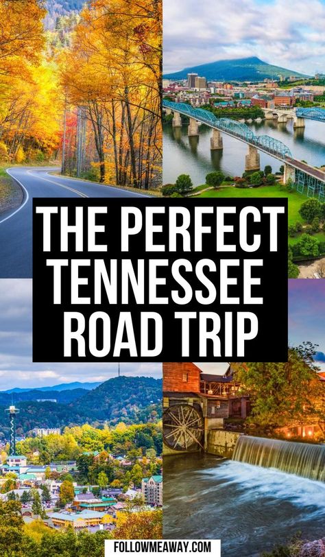 Road Trip To Tennessee, Tennessee Road Trip Map, Best Places To Visit In Tennessee, Trip To Gatlinburg Tennessee, Road Trip Tennessee, Fun Things To Do In Tennessee, Trip Bucket Lists, Tennessee Bucket List, Places To Visit In Tennessee