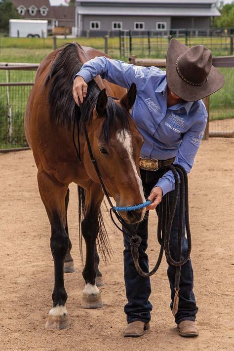 Breaking A Horse, Horse Training Ground Work, Western Horseman, Instead Of Running, Equine Care, Horse Exercises, Horse Riding Tips, Illustrated Magazine, Mustang Horse