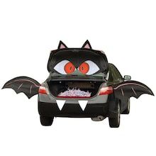 Halloween Car Decorations, Trunk Or Treat Ideas, Black Bed, Halloween Parade, Bat Halloween, Frankenstein Halloween, Halloween Inflatables, Halloween Store, Treat Ideas