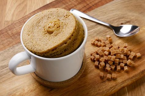 Caramel Mug Cake, Silk Pie Recipe, Hot Milk Cake, Chocolate Chip Mug Cake, Muffin In A Mug, Brown Sugar Cakes, Salted Caramel Cake, Mousse Cake Recipe, Chocolate Sheet Cake