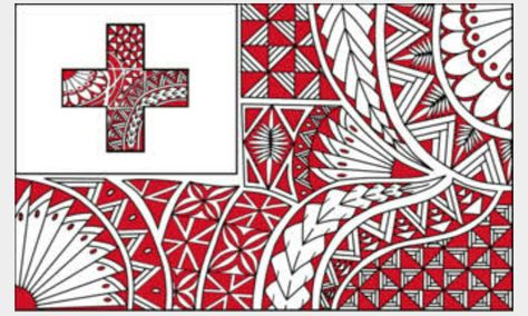 Tongan flag Fijian Flag, Tongan Flag, Tongan Tattoo, Tongan Culture, Tonga Island, Tiki Tattoo, Polynesian Tattoos Women, Polynesian Tattoo Designs, Polynesian Art