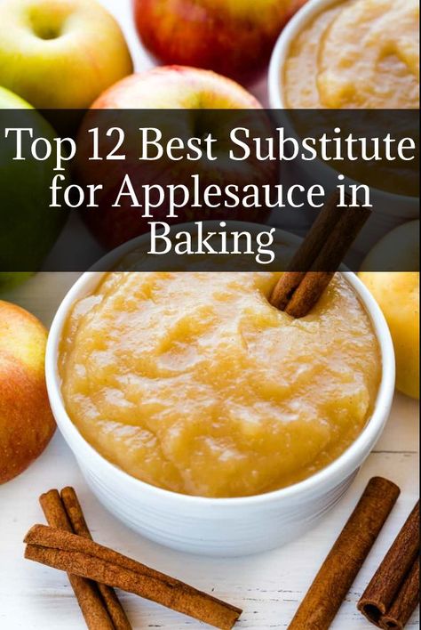 applesauce substitute, applesauce substitute in baking, substitute applesauce for oil, substitute for applesauce Applesauce Replacement In Baking, Applesauce Recipes Baking, Applesauce Substitute, Baking Replacements, Applesauce Cake Recipe, Baking With Applesauce, Potato Substitute, How To Make Applesauce, Cooking Substitutions