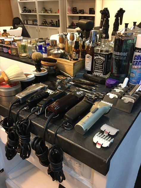 Barbing Tools, Barber Aesthetic, Mobile Barber, Barber School, Barber Shop Interior, Haircut Salon, Barber Tattoo, Barber Equipment, Barber Accessories