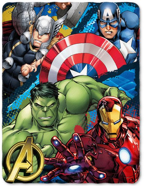 Best Gifts For Boys, Marvel Avengers Assemble, Avengers Characters, Avengers Comics, Plush Throw Blankets, Superhero Party, Superhero Comic, Avengers Assemble, Fleece Throw Blanket